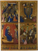 Barnaba da Modena - The Coronation of the Virgin. The Trinity. The Virgin and Child with Donors. The Crucifixion. The Twelve Apostles