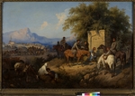 Willewalde, Gottfried (Bogdan Pavlovich) - Russian Forces Crosses the Caucasus Mountains in Adjara