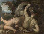 Haarlem, Cornelis Cornelisz., van - Two Followers of Cadmus devoured by a Dragon