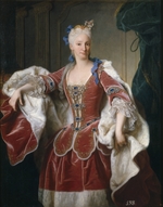 Ranc, Jean - Portrait of Elisabeth Farnese, Queen consort of Spain