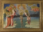 Giovanni di Paolo - The Baptism of Christ (Predella Panel)