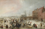 Avercamp, Hendrick - A Scene on the Ice near a Town