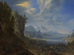 Saftleven, Herman - Christ teaching from Saint Peter's Boat on the Lake of Gennesaret