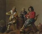 Molenaer, Jan Miense - Two Boys and a Girl making Music