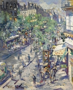 Korovin, Konstantin Alexeyevich - The Boulevard de Sébastopol in Paris