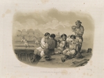 Montferrand, Auguste, de - Builders on a boat (From: The Construction of the Saint Isaac's Cathedral)
