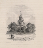 Montferrand, Auguste, de - The Trinity Church in Saint Petersburg (From: The Construction of the Saint Isaac's Cathedral)