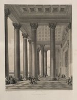 Montferrand, Auguste, de - The north portal of the Saint Isaac's Cathedral (From: The Construction of the Saint Isaac's Cathedral)