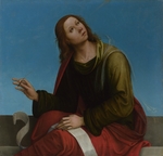 Costa, Lorenzo - Saint John the Evangelist (High Altarpiece, Oratory of S. Pietro in Vincoli)
