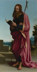 Costa, Lorenzo - Saint Philip the Apostle (High Altarpiece, Oratory of S. Pietro in Vincoli)