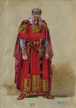 Bakst, Léon - Medieval Prince. Costume design