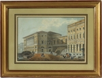 Kolmann, Karl Ivanovich - View of the Palace Embankment in St. Petersburg