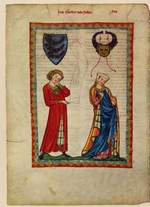 Anonymous - Gottfried von Neifen (From the Codex Manesse)