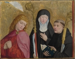 Master of Liesborn - Saints John the Evangelist, Scholastica and Benedict (The Liesborn Altarpiece)