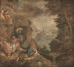 Fiammingo, Paolo - Landscape with a Scene of Enchantment