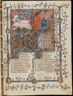 Master of the Rose novels - Miniature from a manuscript of the Roman de la Rose by Guillaume de Lorris and Jean de Meun