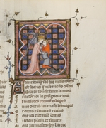 Master of the Rose novels - Miniature from a manuscript of the Roman de la Rose by Guillaume de Lorris and Jean de Meun