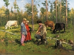 Makovsky, Vladimir Yegorovich - Shepherd Boys