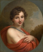 Lampi, Johann-Baptist von, the Elder - Portrait of Yelena Naryshkina (1785–1855)