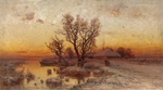Klever, Juli Julievich (Julius) von, the Elder - Sunset over a Ukrainian Hamlet