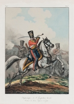 Belousov, Lev Alexandrovich - Carabinier of Hussar regiment (From: Collection Des Uniformes de l'Armée Imperiale Russe)