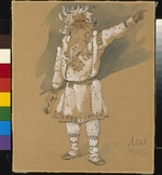 Vasnetsov, Viktor Mikhaylovich - Grandfather Frost. Costume design for the opera Snow Maiden by N. Rimsky-Korsakov