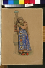 Vasnetsov, Viktor Mikhaylovich - Kupava. Costume design for the opera Snow Maiden by N. Rimsky-Korsakov