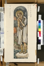 Vasnetsov, Viktor Mikhaylovich - Saint Prokopius of Ustyug (Study for frescos in the St Vladimir's Cathedral of Kiev)