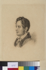 Vitberg, Alexander Lavrentievich - Portrait of the author Alexander Herzen (1812-1870)