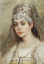 Makovsky, Konstantin Yegorovich - Boyar's Wife