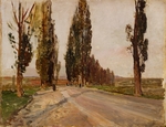 Schindler, Emil Jakob - Boulevard of Poplars near Plankenberg