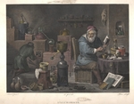 Perée, Jacques Louis - The Alchemist (after painting by David Teniers)
