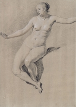 Velde, Adriaen, van de - Seated female nude