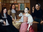 Bloemen, Adriaen van - In the Draper's Shop