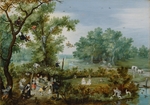 Venne, Adriaen Pietersz. van de - A Merry Company in an Arbor