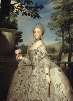 Mengs, Anton Raphael - Portrait of Maria Luisa of Parma as Princess of Asturias