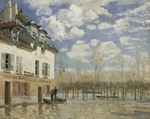 Sisley, Alfred - Boat in the Flood at Port Marly