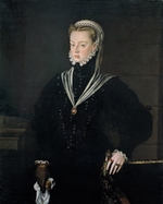Sánchez Coello, Alonso - Portrait of Archduchess Joanna of Austria (1535-1573), Princess of Portugal