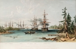 Brierly, Oswald Walters - The Aland Islands on July 22, 1854