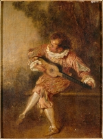 Watteau, Jean Antoine - Mezzetino