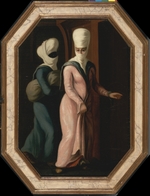 Smith, Francis - A Turkish Lady Going with her Slave to the Bath