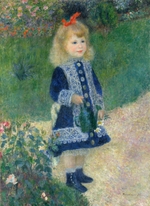 Renoir, Pierre Auguste - A Girl with a Watering Can