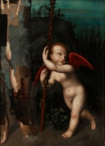 Luini, Aurelio - Cupid with a myrtle