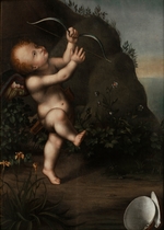 Luini, Aurelio - Cupid with a bow