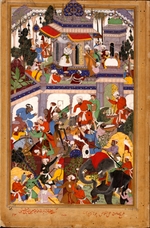 Basawan - Akbar visits the shrine of Khwajah Mu'in ad-Din Chishti at Ajmer