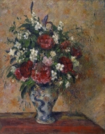 Pissarro, Camille - Still life with peonies and mock orange