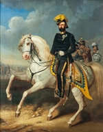 Kiörboe, Carl Fredrik - Portrait of the King Charles XV of Sweden (1826-1872)
