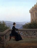 Carus, Carl Gustav - Woman on the Balcony