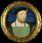Horenbout (Hornebolte), Lucas - Portrait of King Henry VIII of England