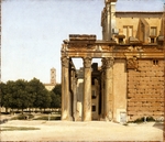 Eckersberg, Christoffer-Wilhelm - View of the Via Sacra, Rome